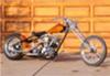 Barely Street Legal Custom 2003 Harley Davidson Chopper HARDTAIL CHOPPER with a girder front end, Keith Black pistons, a 1976 Harley Shovelhead engine, Headquarter heads, Jim's high volume oiler, an S & S two barrel carburator,a HD 4 speed transmission w Baker gears
