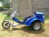 Beautiful Royal Blue VW Custom Trike VW 1600 cc  with 4 speed with reverse