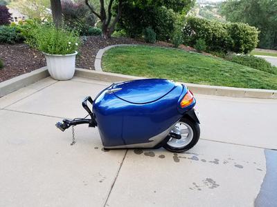 Blue Unigo Motorcycle Touring Trailer for Sale by owner in CA California