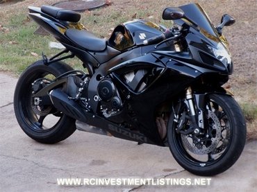 Custom 2006 Suzuki GSXR 600 (this photo is for example only; please contact seller for pics of the actual motorcycle for sale in this classified)